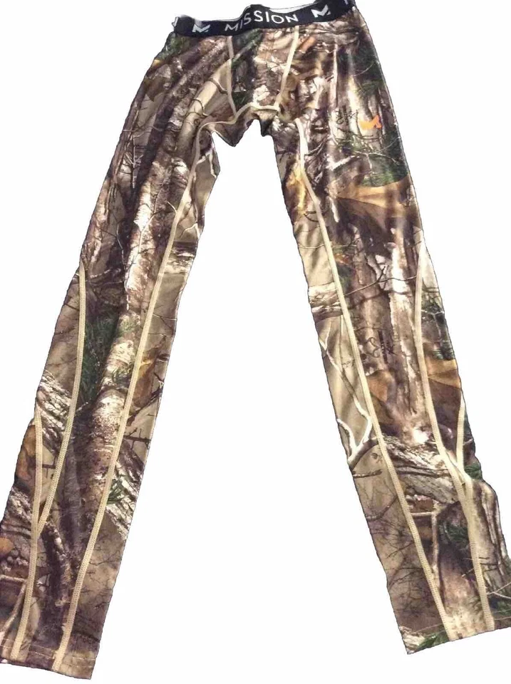 Mens Mission Warming Baselayer Tights Realtree Xtra Camo Small Waist 28-29 - Image 2 of 4