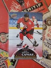 2021-22 Upper Deck Series 2 Hockey Card #C261 Alex Newhook Program Of Excellence