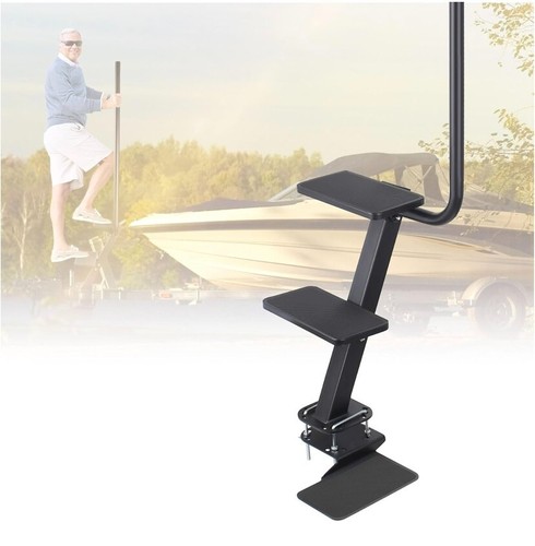 Universal 3 Step Boat Trailer Steps Ladder, Heavy Duty , Boat Steps ...