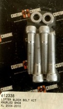 Sportster Chrome Lifter Block Hardware Kit * USA MADE * Harley XL 2004-2014