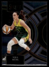 2024 Panini Select WNBA Premier Level Nika Muhl #162 (RC) Storm