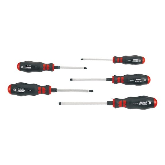 Cacciaviti Pozidriv e Taglio Set 5pz Professionali - WÜRTH 061394235