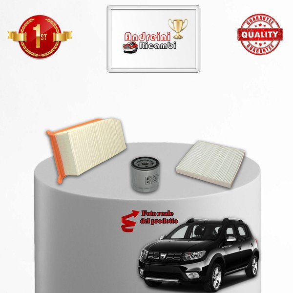 Wartungsset 3 Filter Dacia Sandero II 1.0 SCE 54KW 73PS Ab 2016-image