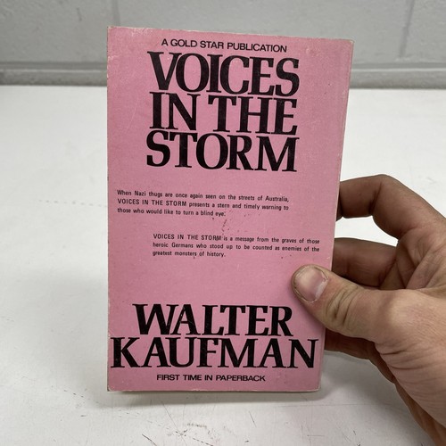 VINTAGE Military War Book Novel Paperback Voices In The Storm Kaufman 1972 Q - Picture 3 of 7