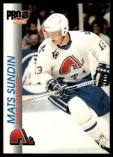 1992-93 Pro Set Mats Sundin Quebec Nordiques #149
