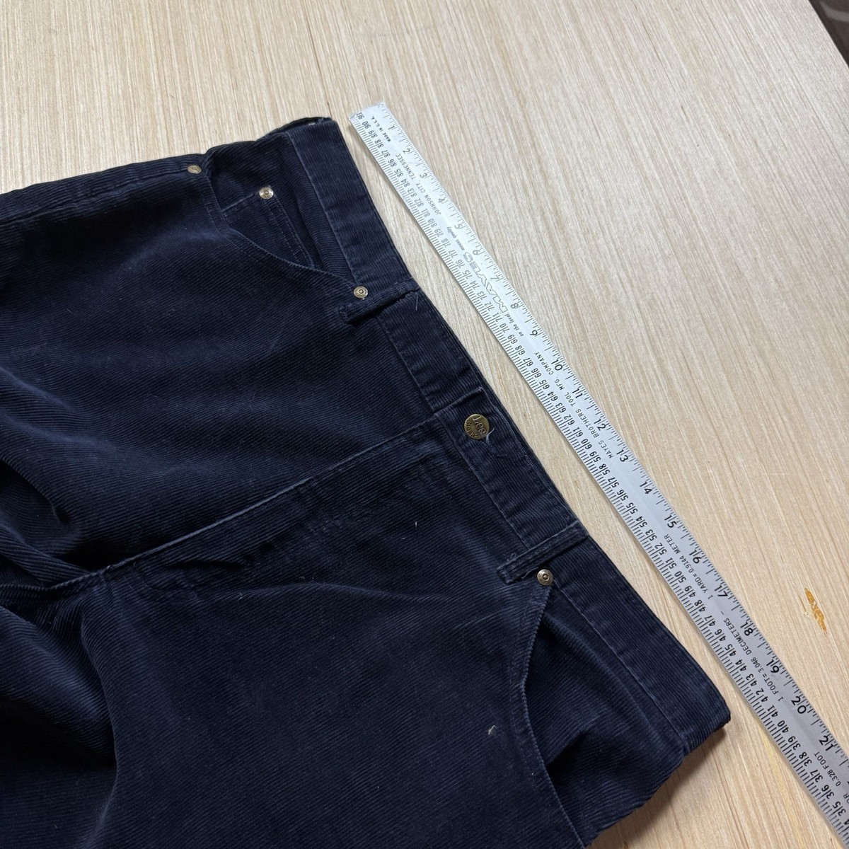 Vintage Lee Riders Corduroy Pants Bootcut Navy 80s Men's