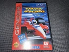 Sega Genesis VIRTUA RACING Complete. CIB Tested!
