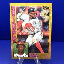 2019 Topps Update Silver Pack - 1984 Baseball Victor Robles #T84U-49 Gold /50