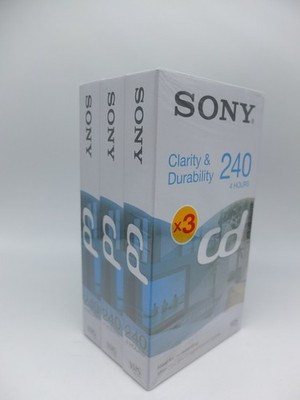 Sony CD 240 VHS 3 Stück NEU !!! Reinschauen !!!
