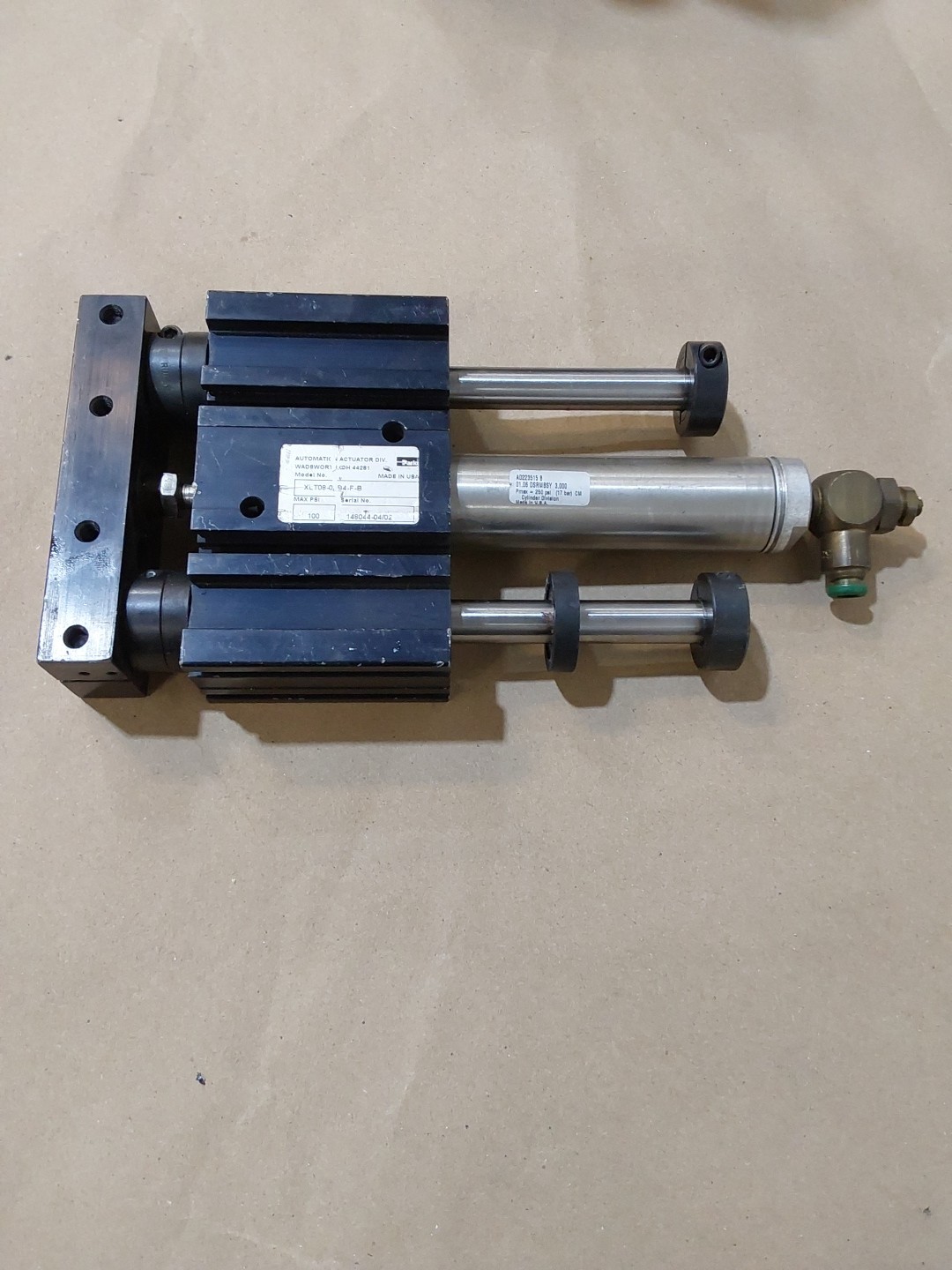 PARKER AUTOMATION ACTUATOR, XLT08-01B4-F-B