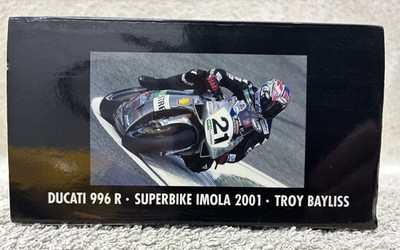 MINICHAMPS 1/12  122 011271 Troy Bayliss Ducati 996 R  Superbike Imola 2001  WSB