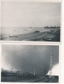 Photos all. 1940 install. portuaire ARCACHON incendie raffinerie PAUILLAC 8.40