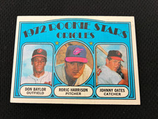 DON BAYLOR ROOKIE & JOHNNY OATES RC TOPPS 1972 BALTIMORE ORIOLES BASEBALL CARD !. rookie card picture