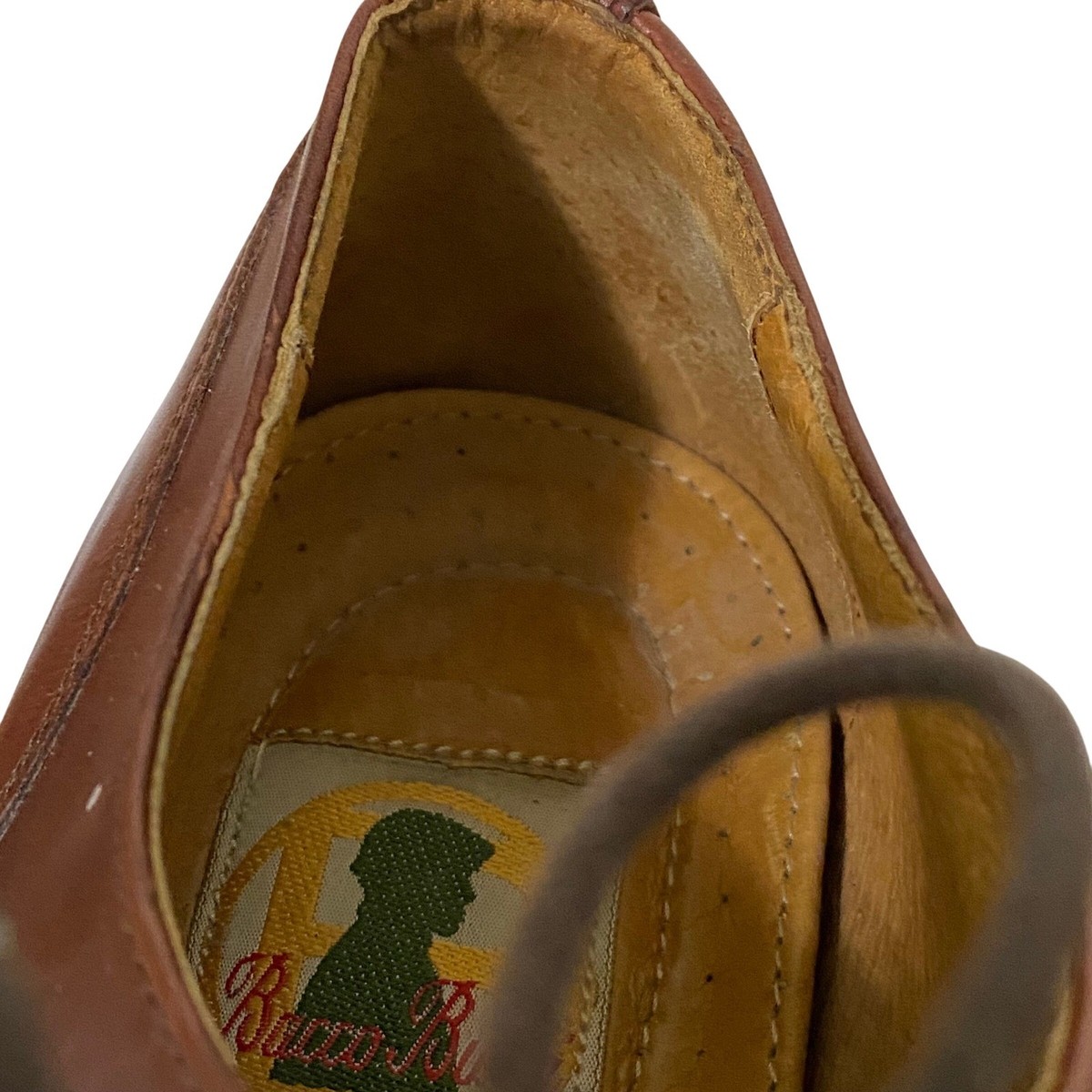 Bacco Bucci Mens Leather Derby Shoes Size 12 Made in Italy  display picture 3