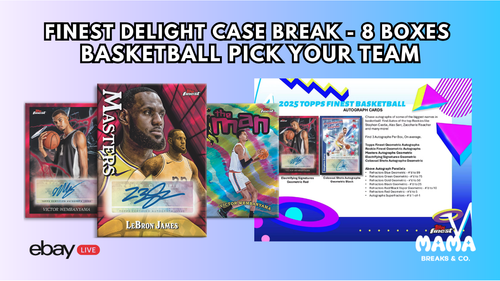 Philadelphia 76ers 2024-25 Topps Finest Delight NBA 8 Box Case Break PYT