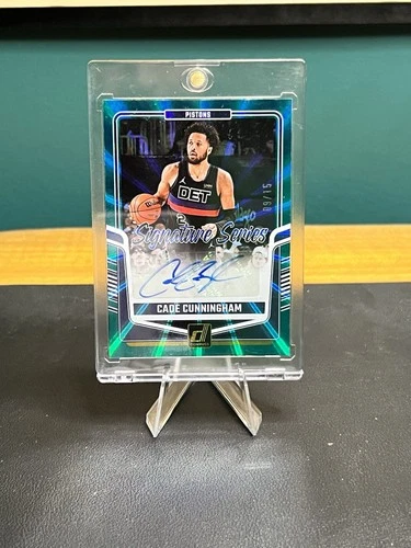 2024 Panini Donruss Cade Cunningham Signature Series Auto Green Laser /15