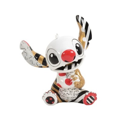 Disney Britto Midas Stitch Clasping Hands Gold & Glossy White Figurine 6018069