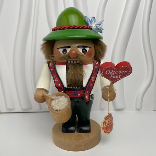 Steinbach Nutcracker Troll Oktoberfest 10" Handcrafted In Germany