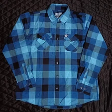 Dixxon Flannel Bliss n Eso The Moon The Light Side Hip Hop Shirt Sz XL 