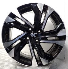 PEUGEOT 2008 17" BLACK DIAMOND CUT ALLOY WHEEL 9828186080 (R2-H)