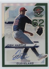 2025 Panini Prospect Edition Green Prizm Signatures Joshua Hartle Josh Auto 2y0