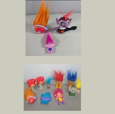 DreamWorks Trolls Toy Lot of 13 Figures Poppy Barb Branch DJ Suki Mixed Sizes