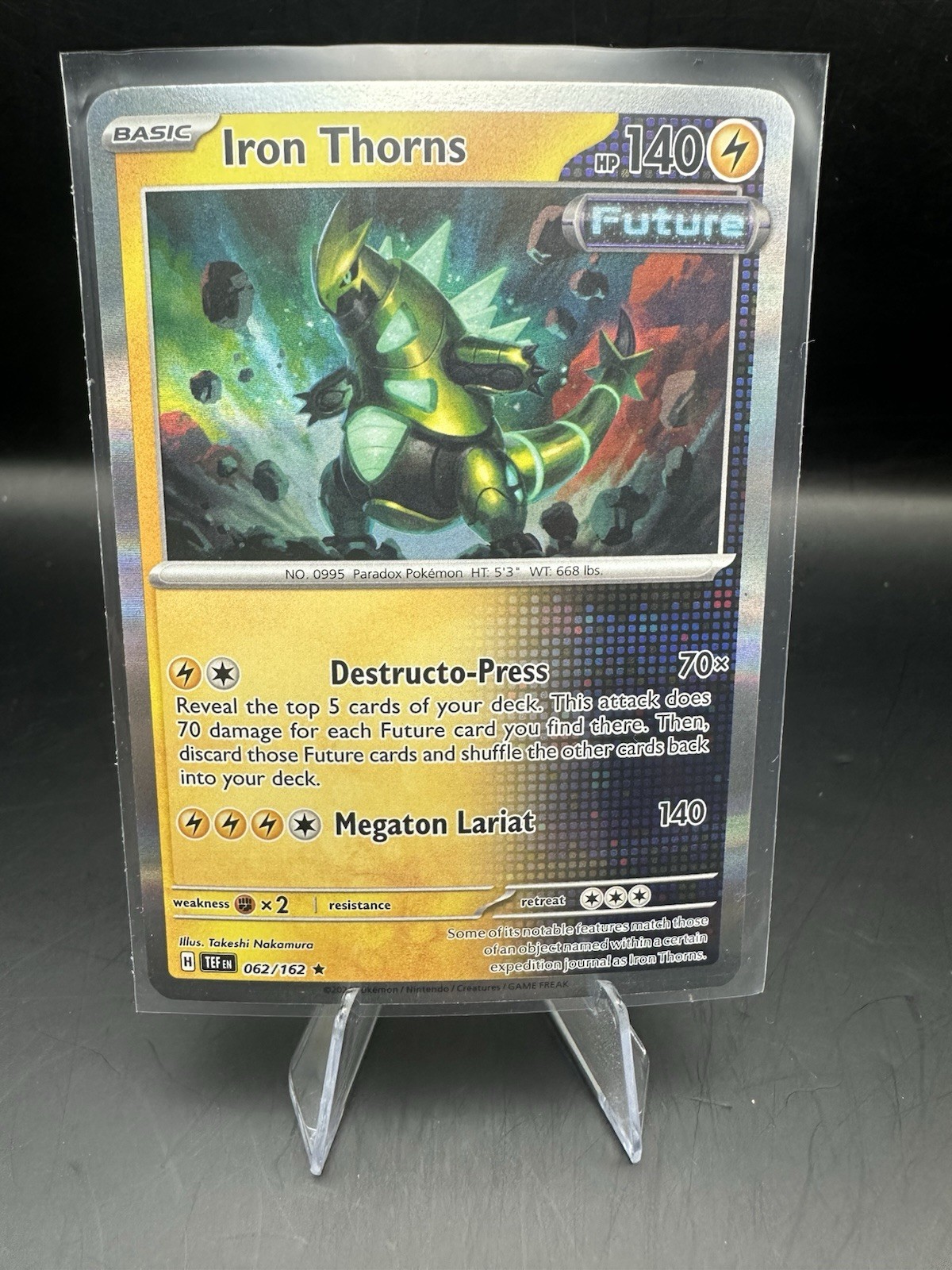Pokémon TCG Iron Thorns 062/162 Holo Rare NM