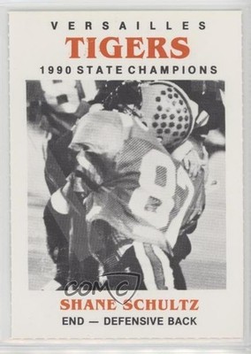1991 Versailles Tigers 1990 State Champions Shane Schultz #82 0q3