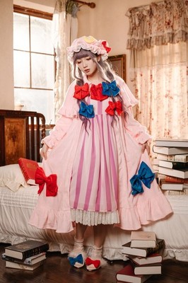 TouHou Project Patchouli Knowledge Cosplay Dress Women Costume Girl Sleep Wear
