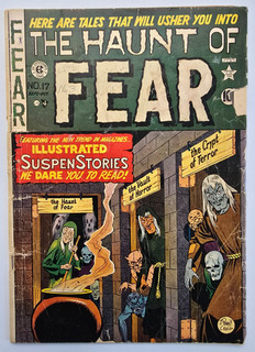 HAUNT OF FEAR #17(#3) GD 2.0 EC 1950 USADO EN SOTI! ETIQUETA CGC INCLUIDA