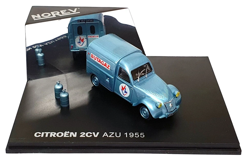 Norev escala 1/43 156010 - 1955 Citroen 2CV AZU Butagaz - Met. Teniente Azul Foto 4 de 4