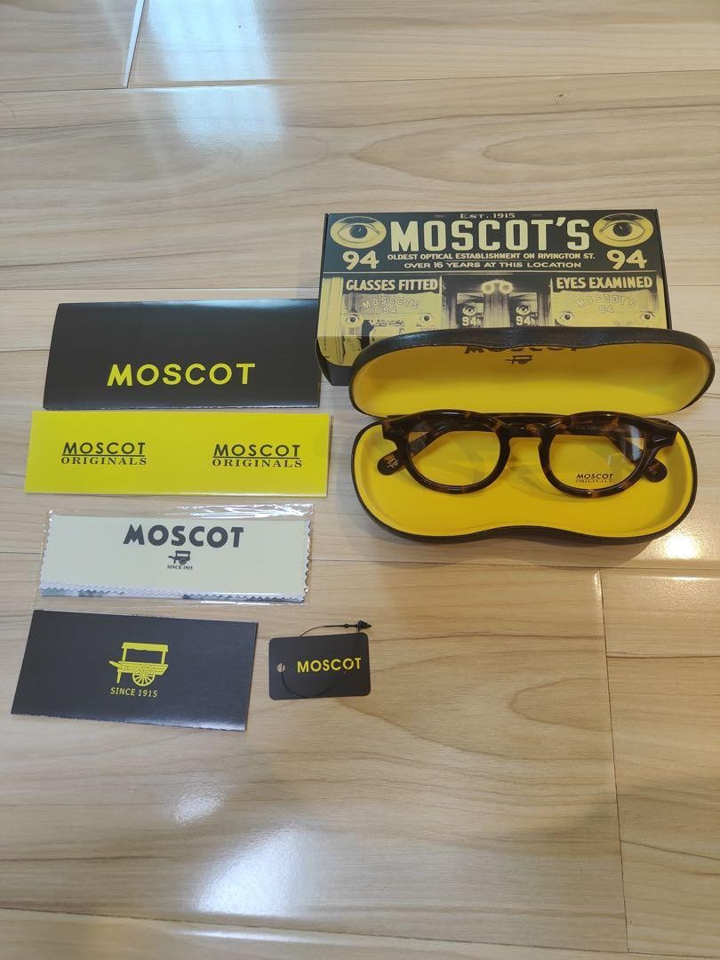 MOSCOT LEMTOSH Sunglasses Frames 46 Tortoiseshell W/Case | eBay