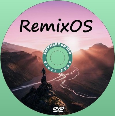 Latest New Release Remix OS Android Operating System for PC on DVD