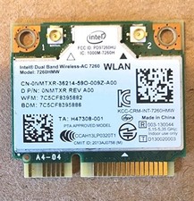 Intel 7260.HMW Dual Band Wireless-AC 7260 Network Adapter PCI Express Half Mini