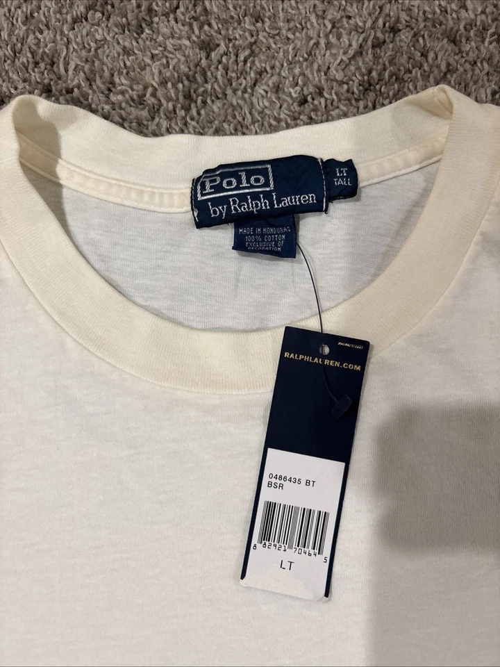 Polo By Ralph Lauren Shirt Mens Long Tall LT Embroidered Pocket Vintage Feel - Image 2 of 4