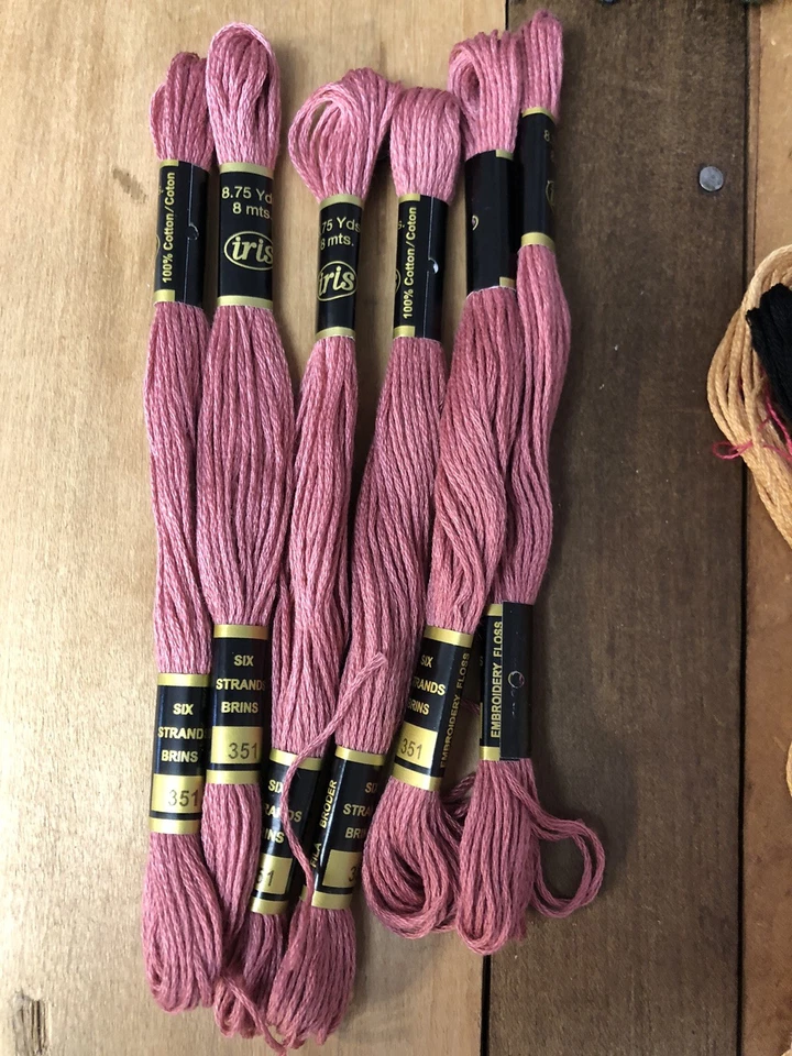 Embroidery Floss Thread Lot 80 plus Skeins Mostly Iris Brand a few DMC - Image 2 of 4
