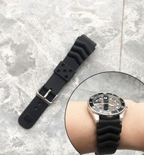 22mm Silicone Rubber Strap Watch Band For Casio Duro 106 MDV106-1A 106B-1A3V