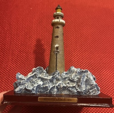 Minots Ledge MA Oneida Studios Lighthouse Point Collection 1998 Collectible