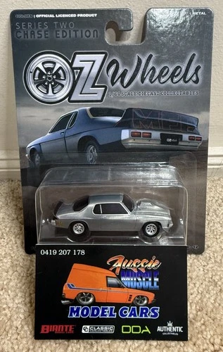 1:64 Oz Wheels Holden HQ GTS Monaro Coupe Mad Max Knightrider Raw Chase Edition
