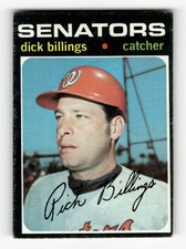 1971 Topps Dick Billings Rookie #729 Washington Senators RC
