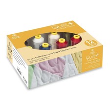 Coats Clark Quilt Piecing Quilting Thread 12 Spool Set Basic Colors