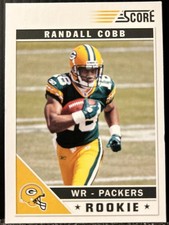 RANDALL COBB 2011 PANINI SCORE RC ROOKIE CARD GREEN BAY PACKERS. rookie card picture