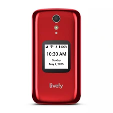 Lively® - Jitterbug Flip2 Cell Phone for Seniors - Red