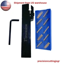 MGEHR2525-3 T35 Lathe Turn grooving cutt-off holder+MGMN300-M CNC carbide insert