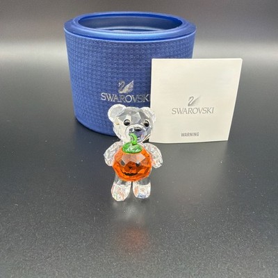 Swarovski Kris Bear A Pumpkin For You Crystal Figurine # 5223252