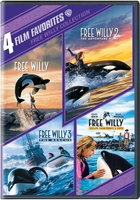 4 Film Favorites: Free Willy (Free Willy, Free Willy 2: The Adventure Home, ...