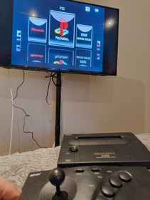 SNK Neo Geo X Gold Limited Edition Console Complete Set Black - Exc condition