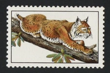 US EFO STAMPS SC#2482a $2 BOBCAT BLOCK ENGRAVING OMITTED MNH OG SCV $200