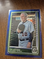 2025 Panini Donruss - Optic Jim Leyland #63 Blue Velocity Prizm