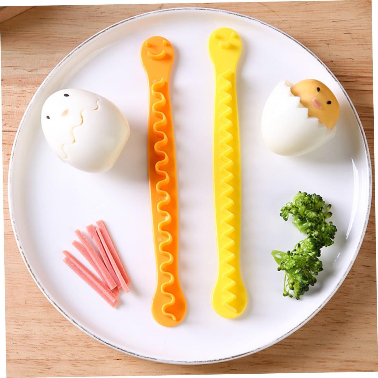 5Sets Multifunctional Egg Cutter Portable Egg Cutting Tools for Daily Use Kitche